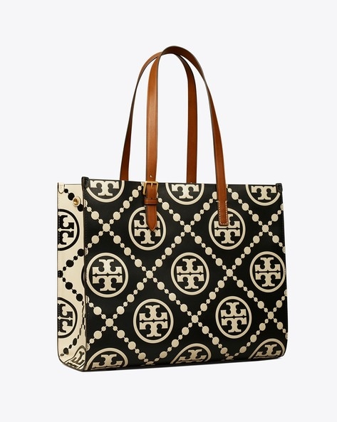 TORY BURCH White Laser Cut-Out Patent Leather Tote Bag Shopper Pool Beach  Bag | eBay