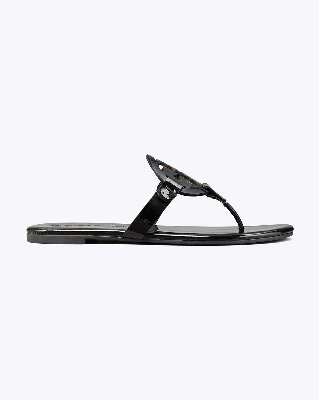 Black miller tory online burch sandals