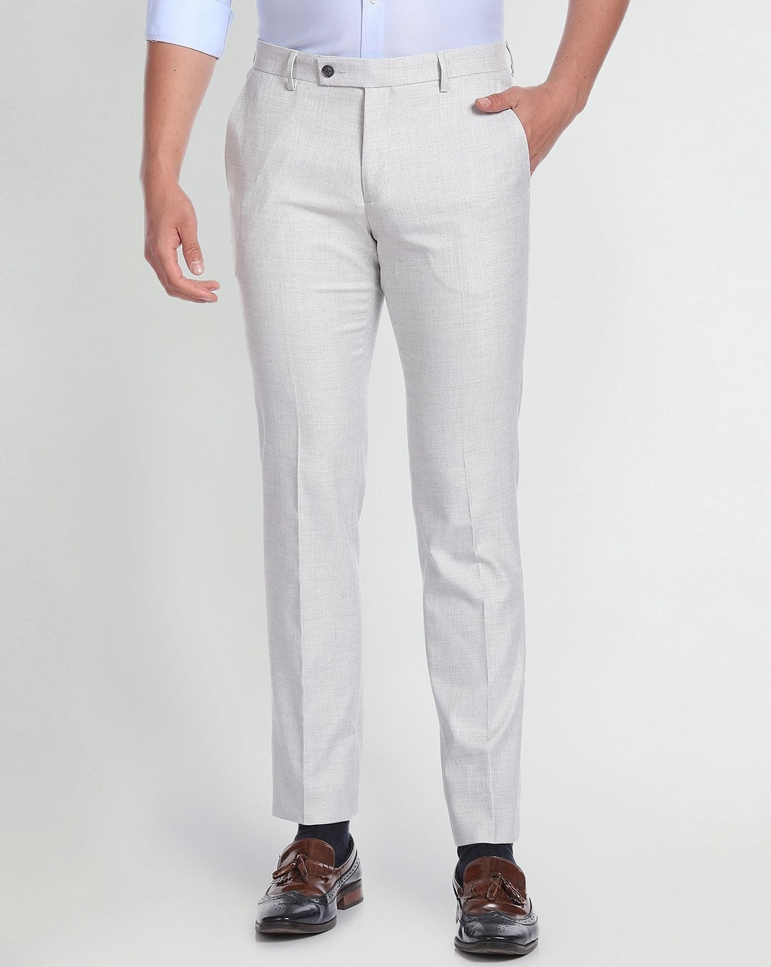 Buy Beige Trousers & Pants for Men by NETWORK Online | Ajio.com