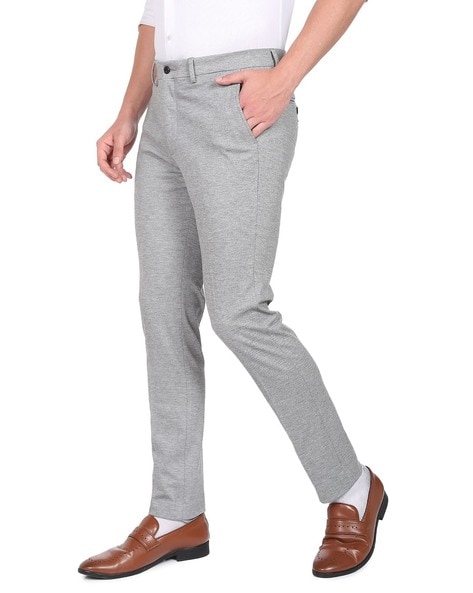 Brook Taverner Aldwych Mens Tailored Fit Trousers  Black or Mid Grey   The Work Uniform Company