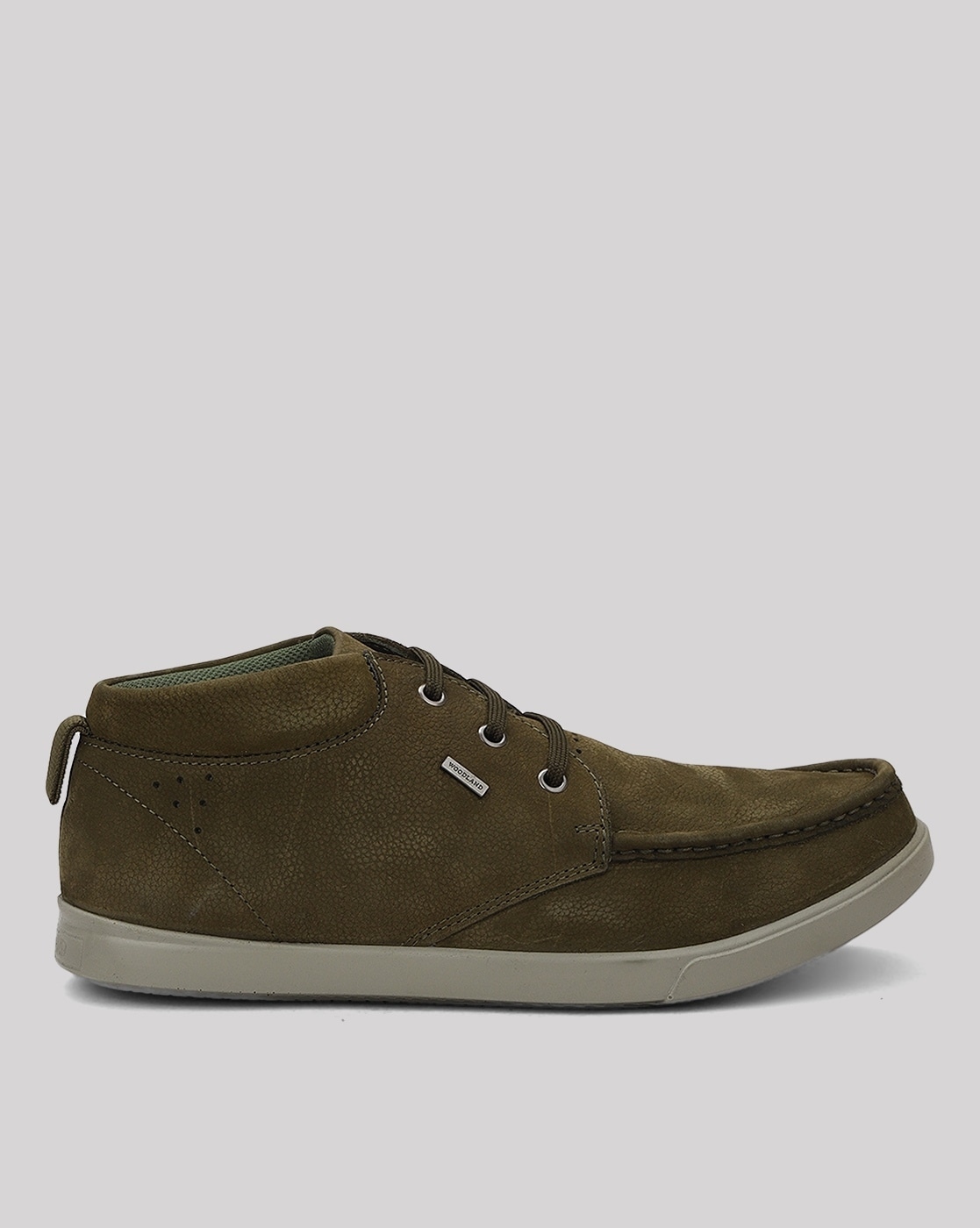 Footwear | Woodland Khaki/Olive Green Shoes | Freeup