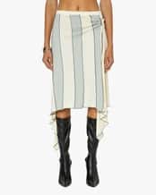 O-Lind Slim Striped Skirt