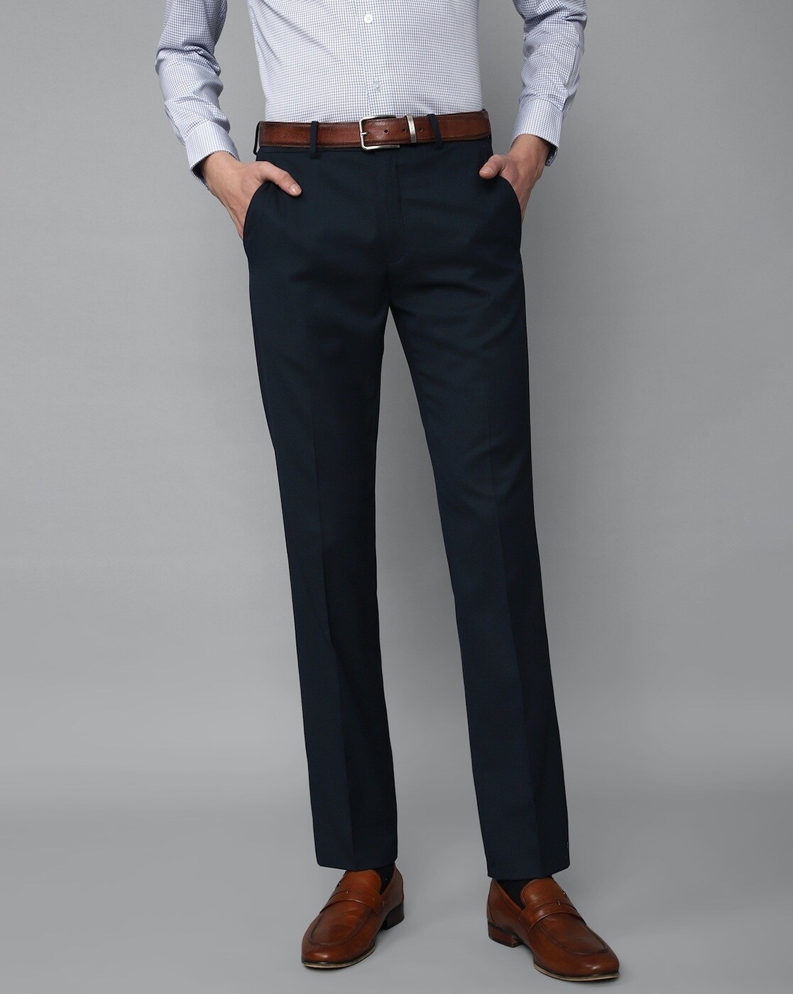 Buy Black Trousers & Pants for Men by Cantabil Online | Ajio.com