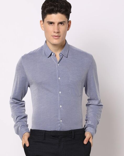 Buy Blue Shirts for Men by NETPLAY Online