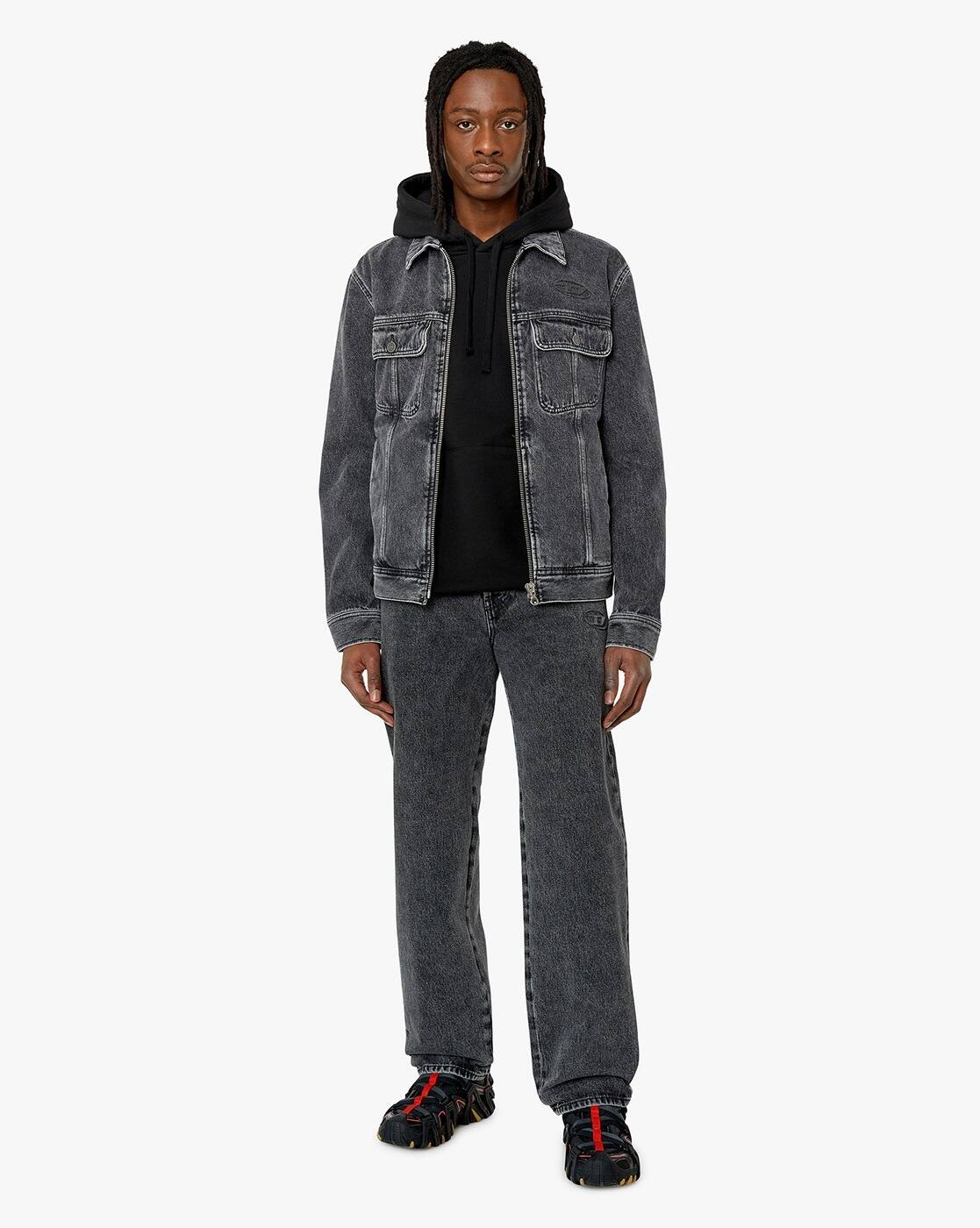 DIESEL D-Barcy-Fsc BLACK L Diesel BARCY - Denim jacket - 02/black