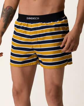 damensch Striped Boxers with Elasticated Waistband-picture-32