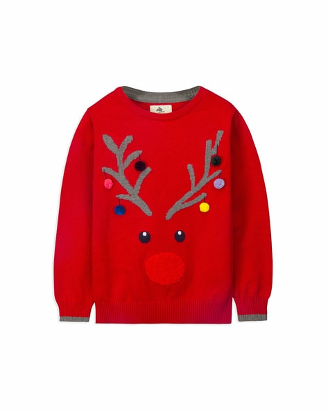 Reindeer pullover on sale