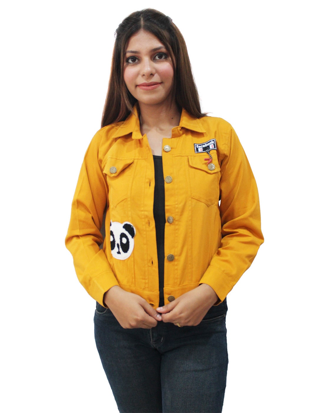 Buy Style Quotient Women Mustard Yellow Solid Denim Jacket Online at  Bewakoof