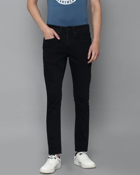 Buy LOUIS PHILIPPE JEANS Light Wash Cotton Blend Super Slim Fit