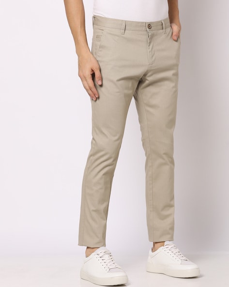 Buy FOREVER NEW Black Solid Polyester Tapered Fit Women's Trousers |  Shoppers Stop