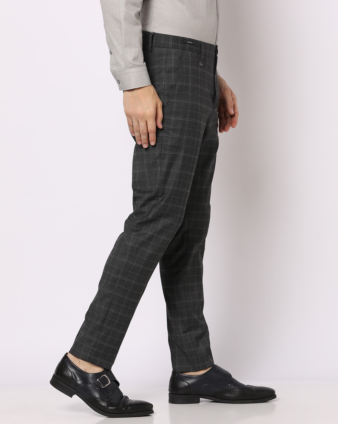 Buy Van Heusen Grey Trousers Online  764298  Van Heusen