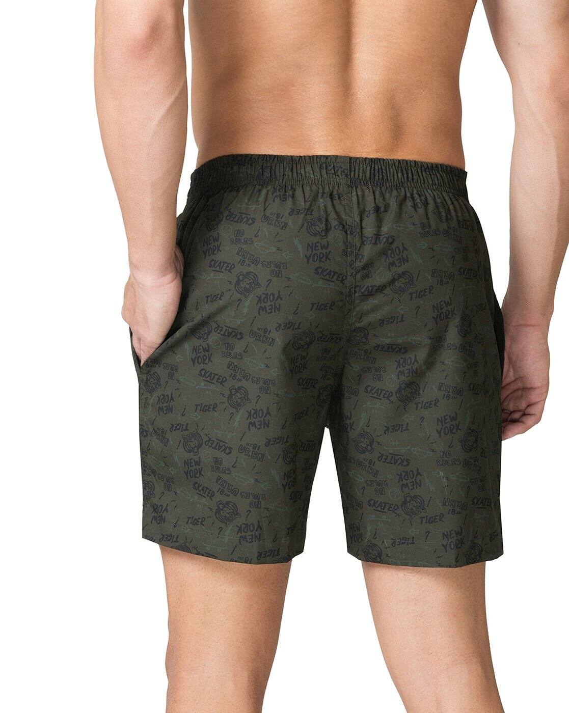 Sport Allover Print Media Pocket Boxer Shorts