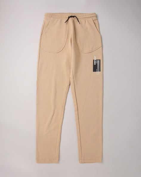 Buy Boys Brown Slim Fit Print Trousers Online - 774513 | Allen Solly