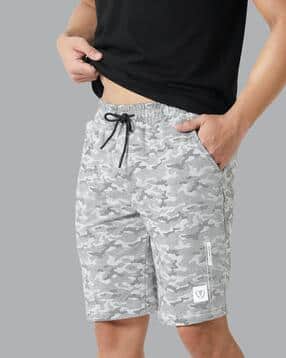 van heusen Sport Camo Print & Drawstring Waist Knit Shorts-picture-14