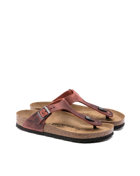 Red discount birkenstock gizeh