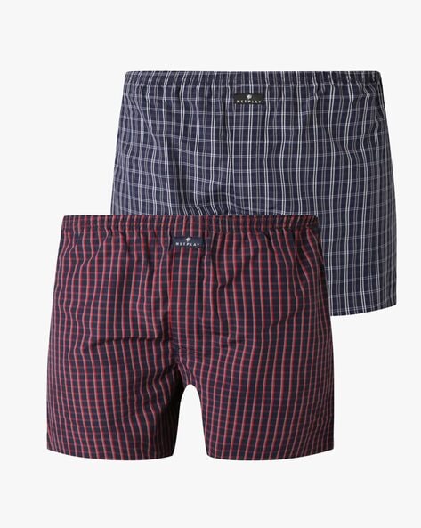 Pack of 2 Checked Boxers
