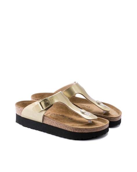 Gizeh discount gold birkenstock