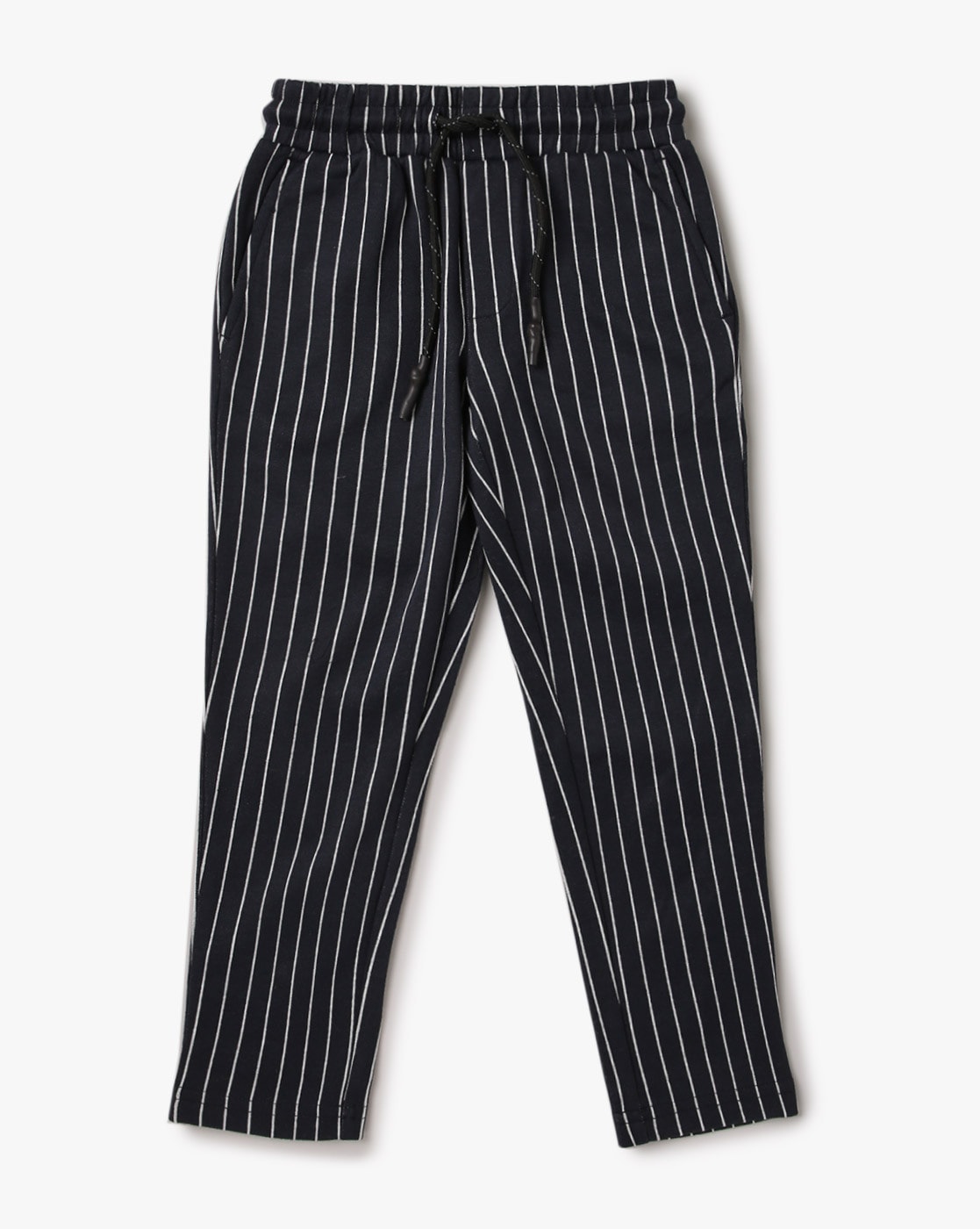 Luxury trousers for women - Dolce & Gabbana gray striped trousers