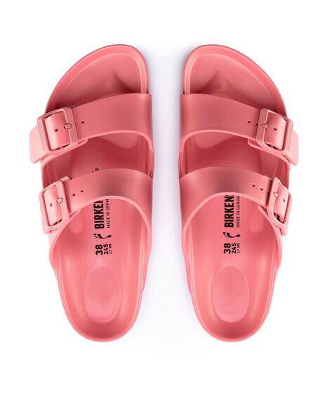 Buy Birkenstock Arizona Essentials Narrow Fit Slip-On Sandals | Pink Color  Men | AJIO LUXE