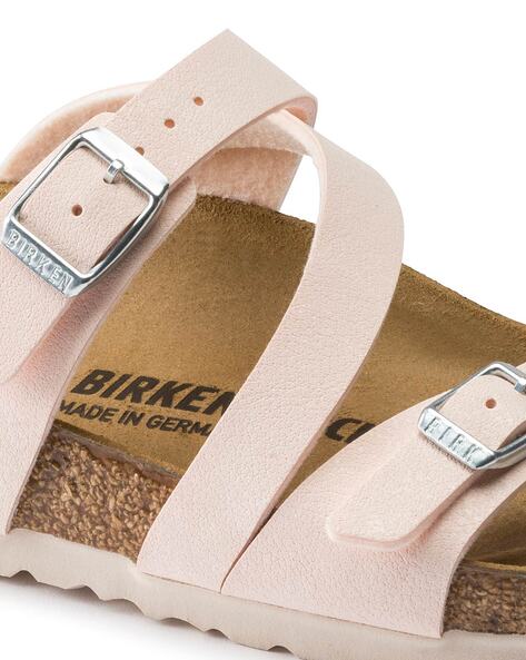 Buy Pink Flat Sandals for Women by Birkenstock Online Ajio