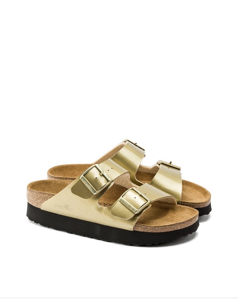 Womens best sale gold birkenstocks