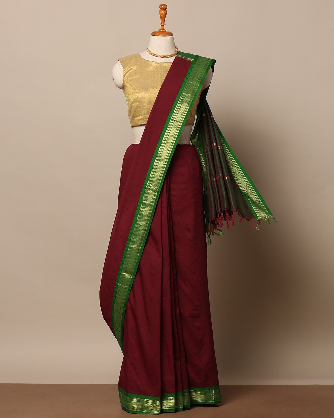 Buy Ruby Sarees for Women by Indie Picks Online | Ajio.com