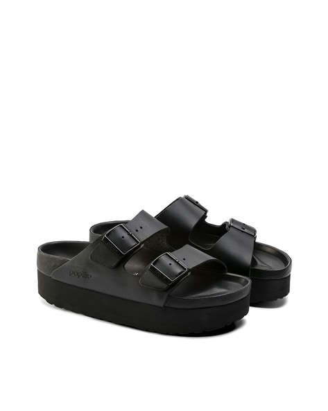 Black birkenstock sandals online womens