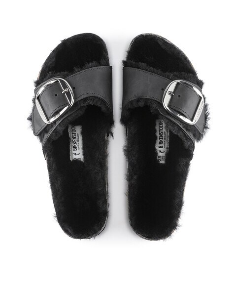 Birkenstock black online slides