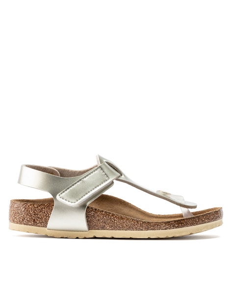 Girls silver birkenstocks new arrivals