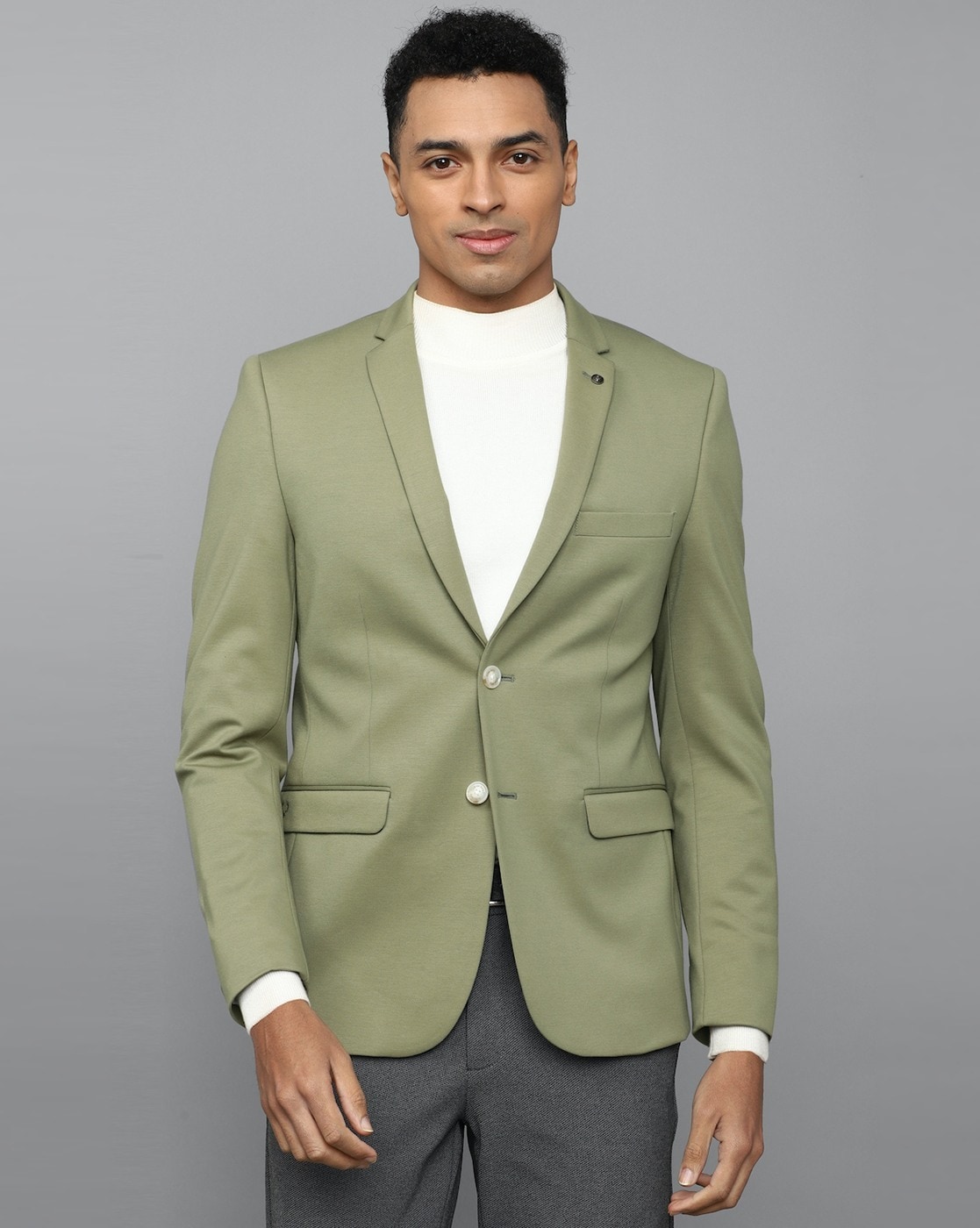 Buy Olive Blazers & Waistcoats for Men by ALLEN SOLLY Online