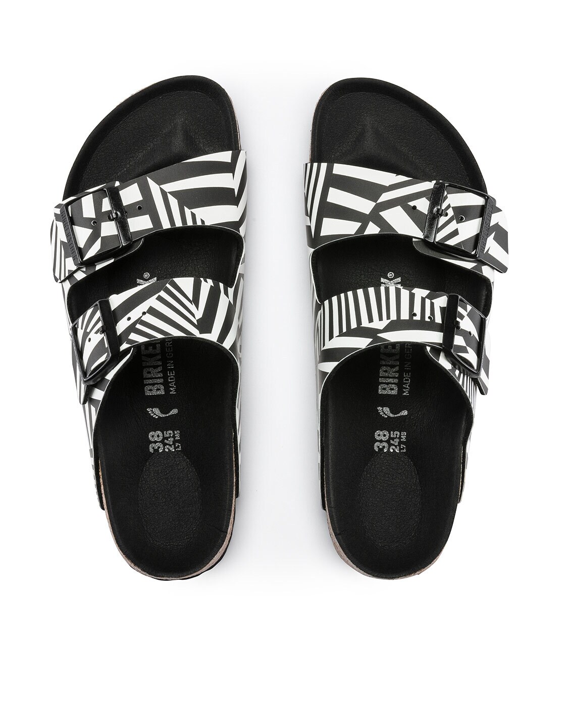 Birkenstock arizona black orders and white