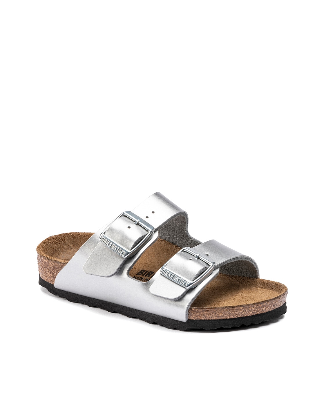 Birkenstock discount silver buckle