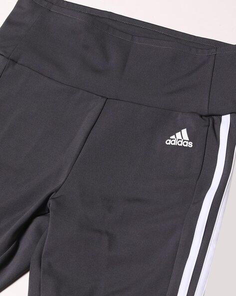 Buy Adidas women sportswear fit pull on training leggings grey white combo  Online | Brands For Less