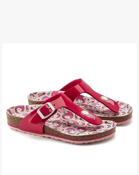 Girls discount pink birkenstock