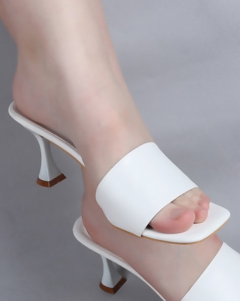 Buy Shoetopia Stylish Square Toe Black Stiletto Heels for Women & Girls  /UK2 at Amazon.in