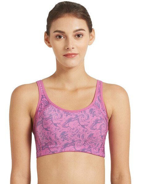 Buy Jockey Graphic Print Sports Bra