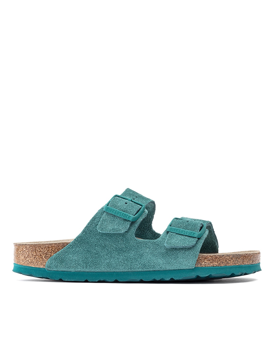 Birkenstock arizona best sale soft footbed green