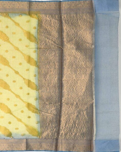 Party Wear Designer Zari Kota Check Tissue Sarees, With Blouse Piece, 5.5 m  (separate blouse piece) at Rs 975/piece in Varanasi