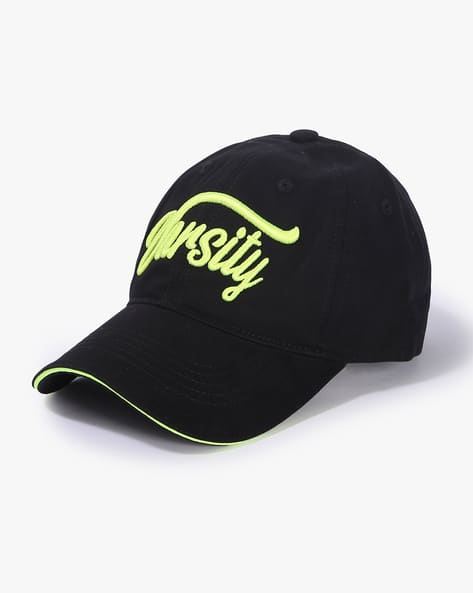 Teamspirit Men Embroidered Typography Baseball Cap