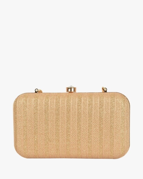 Gold best sale minaudiere clutch