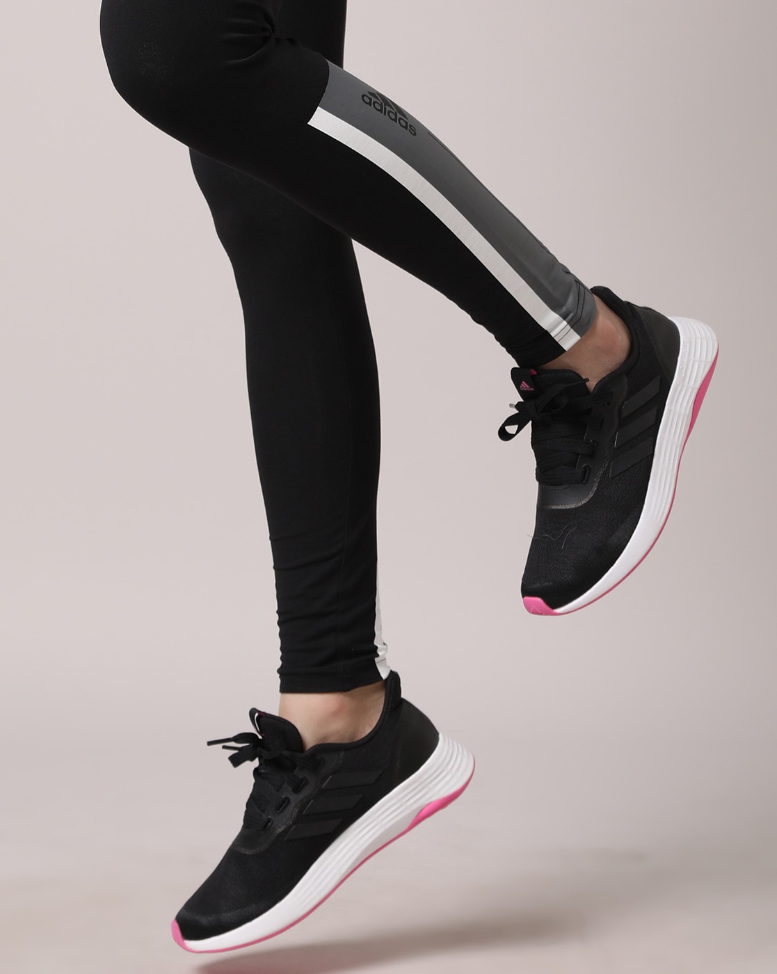 Fashionable Gym wear Jeggings Ankle Length Free Size Workout Trousers   Stretchable Striped Jeggings  Yoga