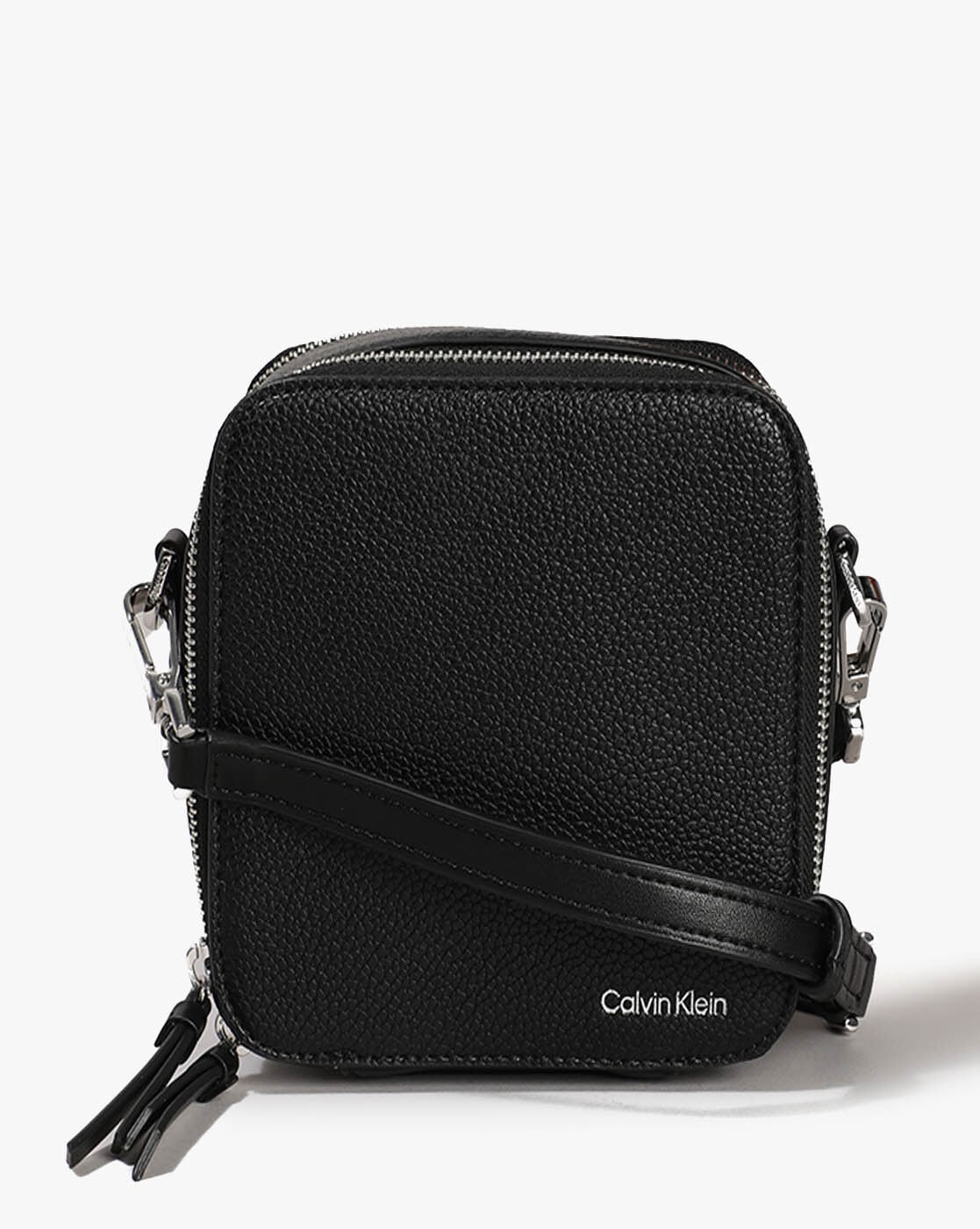 Calvin Klein Mini Saffiano Leather Crossbody (2570 NIO) ❤ liked on Polyvore  featuring bags, handbags, shoulder bags, … | Cross body handbags, Purses  crossbody, Bags