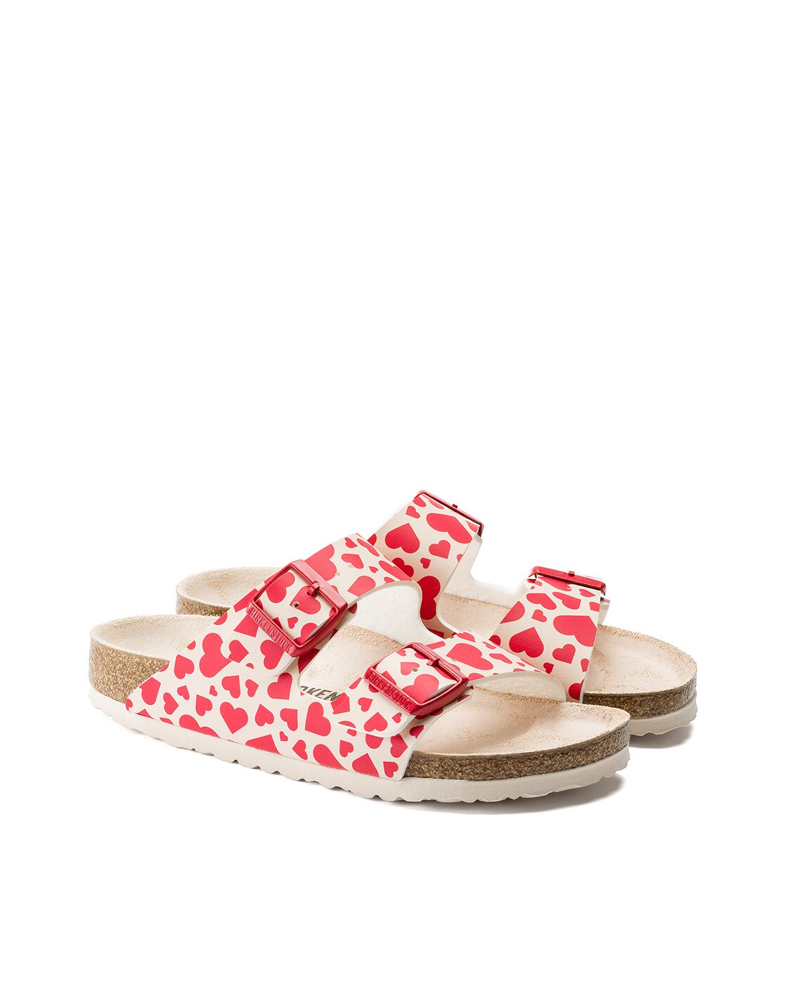 Red birkenstocks online women's