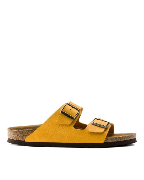 Yellow discount vegan birkenstocks