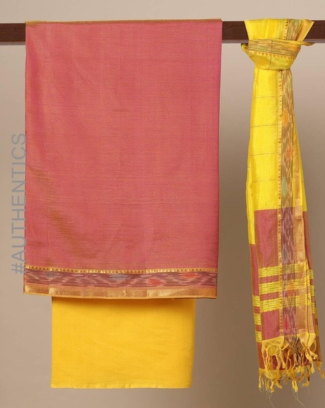 Handloom cotton churidar materials online outlet shopping