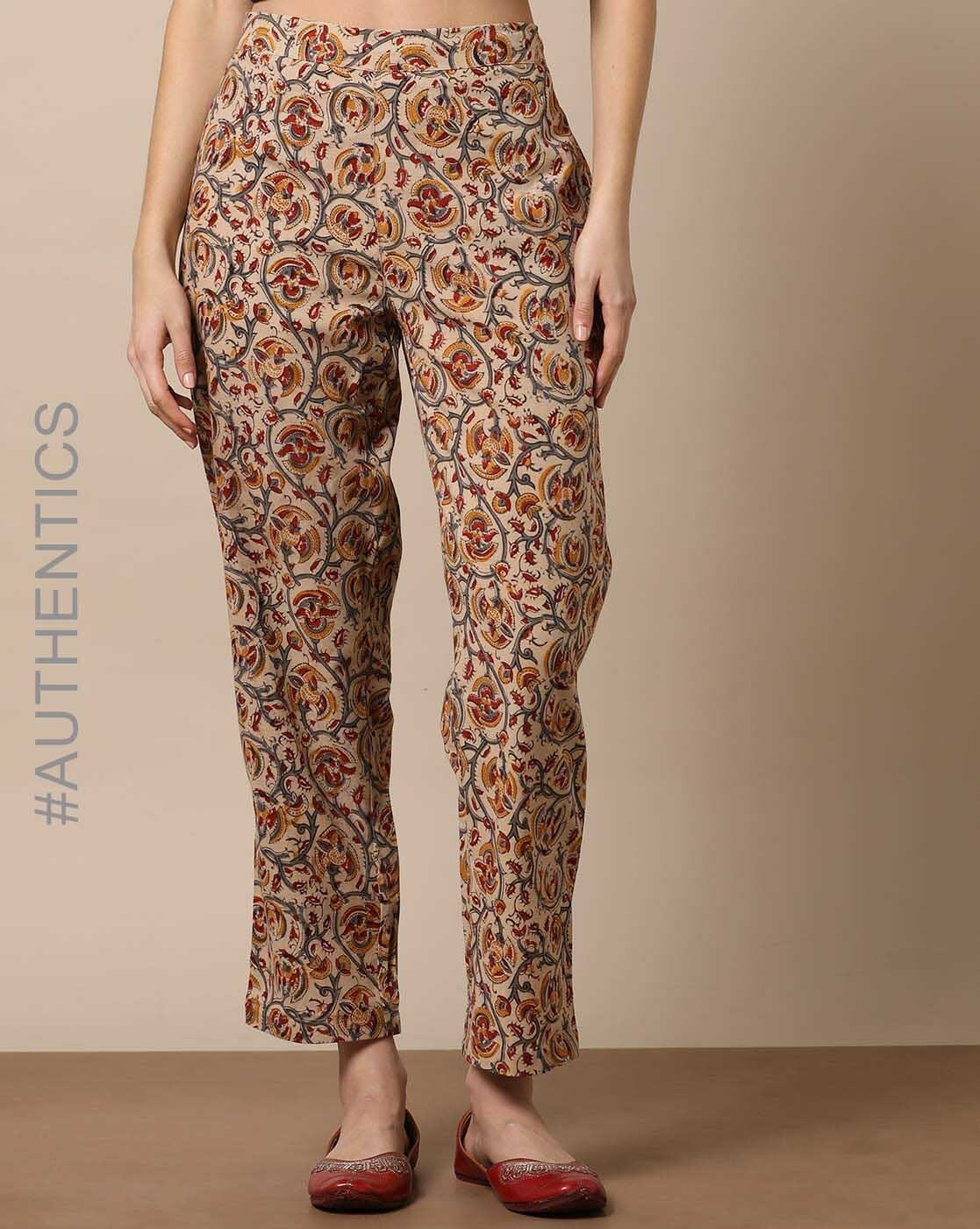 Buy Online Indigo Straight Rayon Pants for Women  Girls at Best Prices in  Biba IndiaWORKVOG17303AW