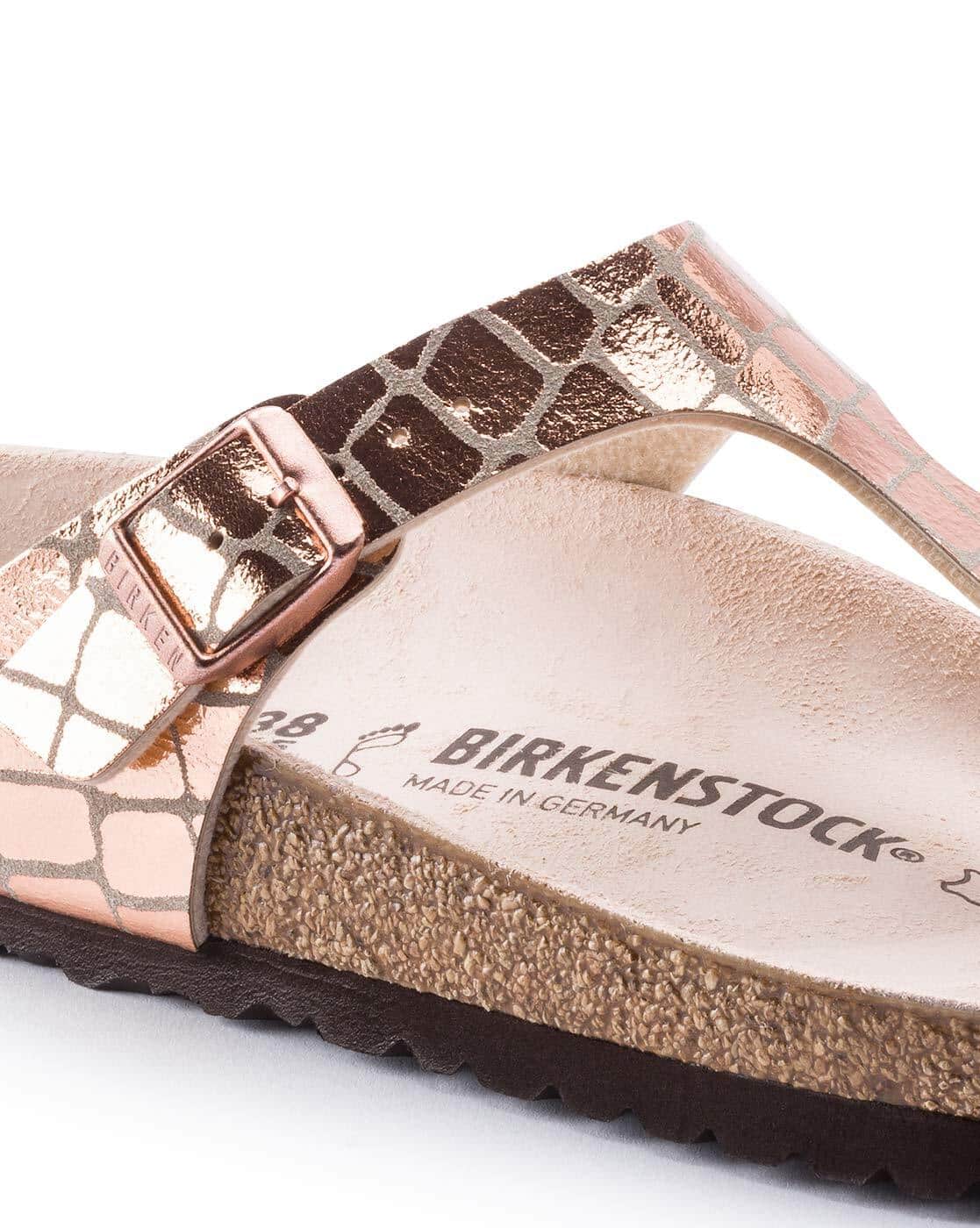 Buy Birkenstock Gizeh T-Strap Regular Fit Flat Sandals Rose Gold