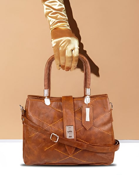 Twist One Handle leather handbag