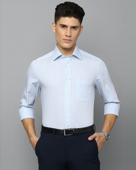 Louis Philippe Striped Slim Fit Shirt