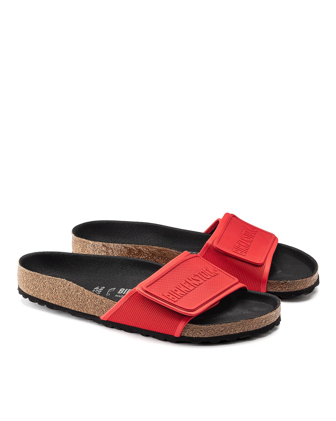 Red discount birkenstock mens